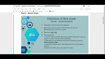 Real Time Face Mask Detection | Task - 4 | #GRIPJULY2021 | The Sparks  Foundation