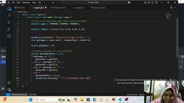 Tugas 3 - Algoritma dan Pemrograman / Sistem Informasi - Universitas Terbuka