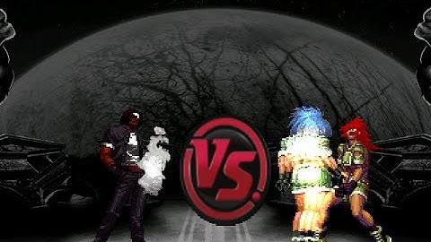 MUGEN KOF Orochi Kusanagi W.F Vs. Orochi Leona (UM) & Orochi Leona (DL Orochi)