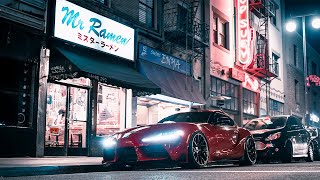Ramen Run 2020 Toyota Supra Blaque Diamond Wheels
