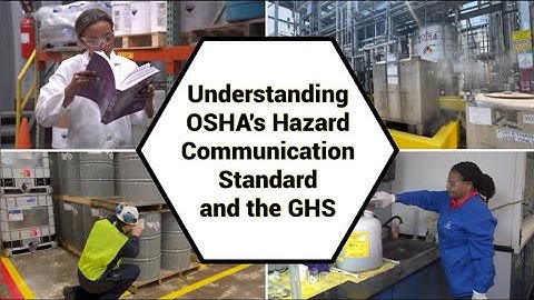 2024 OSHA Hazard Communication Standard (HCS) and GHS