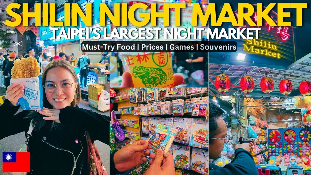 🇹🇼 First Time at Shilin Night Market | Taipei’s Biggest Night Market! | Daphne Barcelona