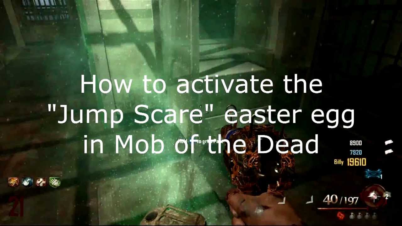Black Ops 2 Zombies | Mob of the Dead | "Jump Scare" Easter Egg ...