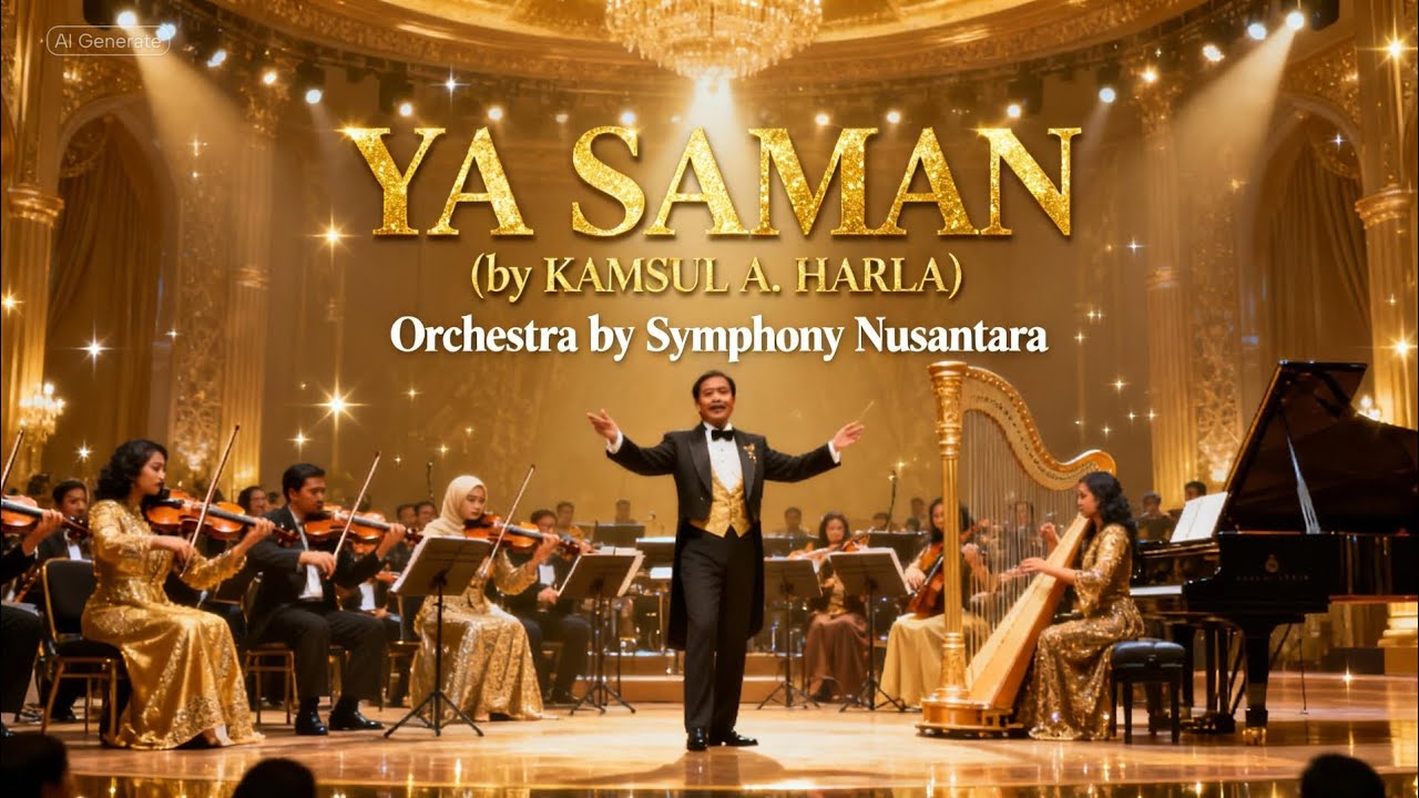 YA SAMAN - KAMSUL A. HARLA | Versi ORCHESTRA Megah & Mewah by Symphony Nusantara IMusik Religi Cerah