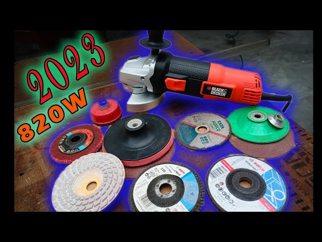 Black and Decker 820W angle grinder G720R in 2023.(good or bad