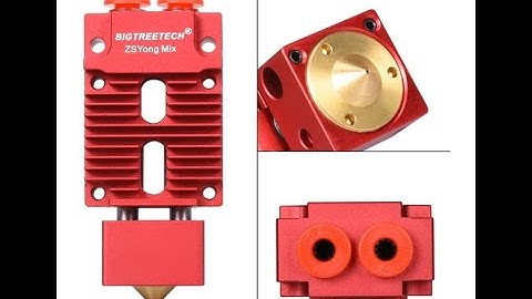 BigTreeTech ZSYong Mix 2 in 1 Out Mixing Hotend on the Geeetech A10m Part 1