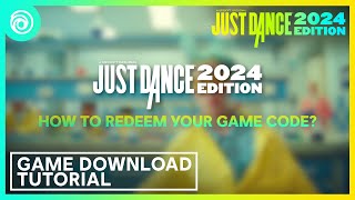 Just Dance 2024 Edition - Nintendo Switch Game Code Redeeming Tutorial