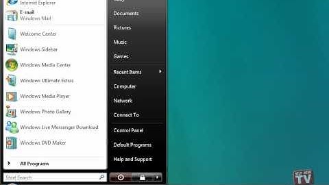 Personalize The Windows Vista Start Menu