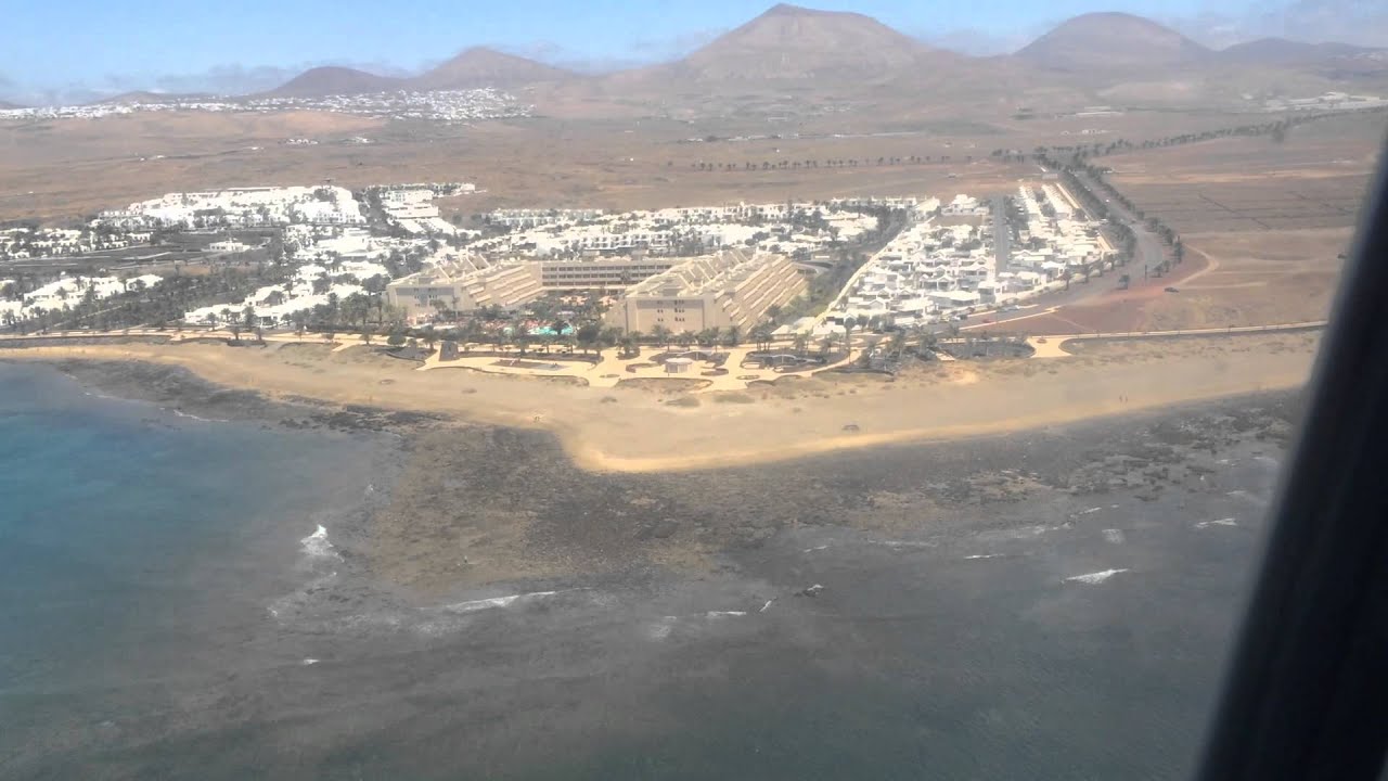 Landing at Arrecife Airport, Lanzarote YouTube