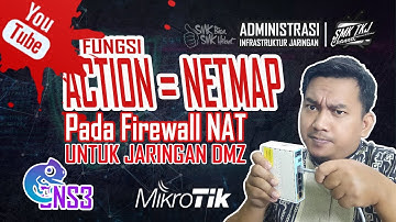 Fungsi action netmap pada firewall NAT untuk DMZ - Tutorial Konfigurasi DMZ Firewall di Mikrotik