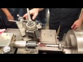 Instructor kim munson demonstrates thread cutting on a lathe part3