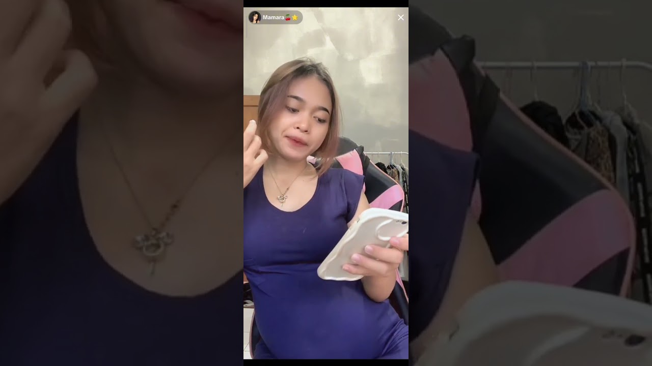 Bumil kelihatan cd putih