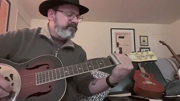 Jon's Blues 2: Slide on a Gretsch  Resonator  G9220 Guitar
