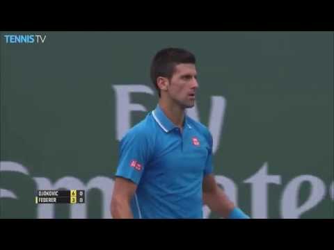 Roger Federer v Novak Djokovic - 2015 BNP Paribas Open Final Highlights