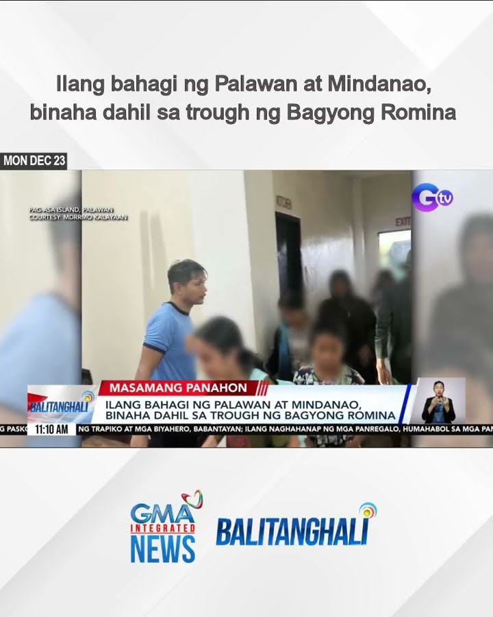 Ilang bahagi ng Palawan at Mindanao, binaha dahil sa trough ng Bagyong #RominaPH | Balitanghali