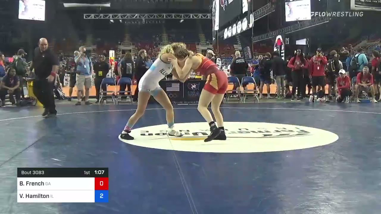 117 Lbs Round Of 32 Brooke French, Vs Valerie Hamilton
