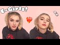 E-Girl Makeup Transformation! // *emma langevin inspired*