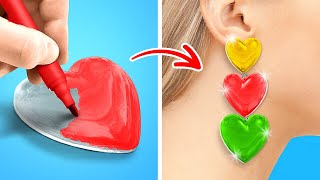 Adorable Crafts With Epoxy Resin And Hot Glue DIY Jewelry And Rainbow Crafts