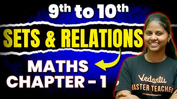 9th to 10th Maths | Chapter 1 - Functions | Sets and Relation | TN State Board
