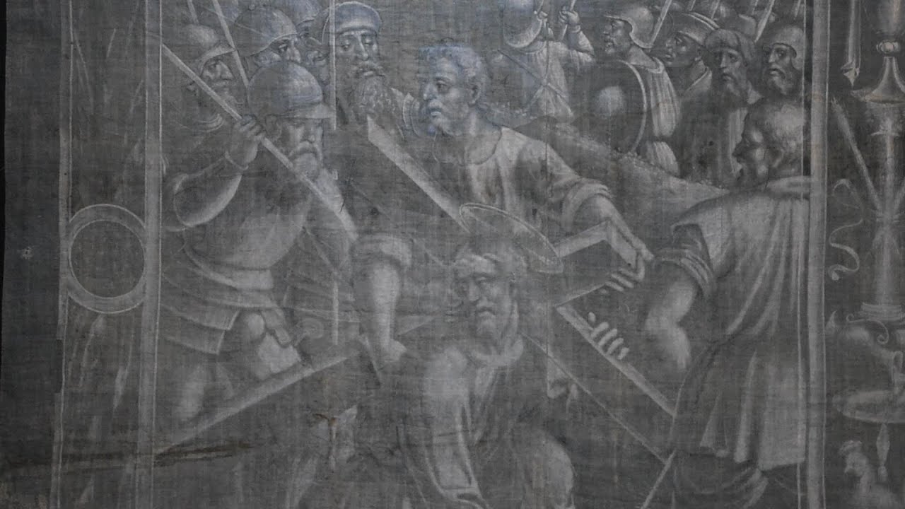 Blu di Genova. I teli della passione