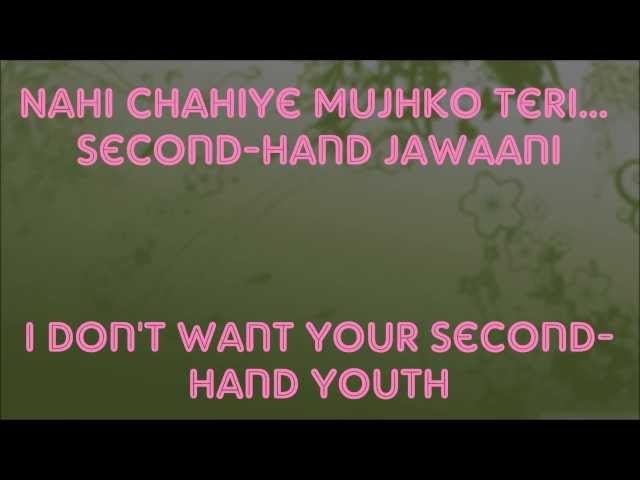 Second Hand Jawaani Lyrics u0026 English Translation - Cocktail (2012) class=