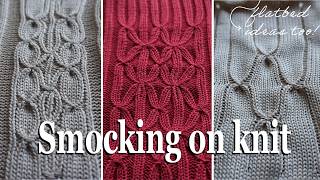 Smocking on Knit -  Beginner Tips + Creative Ideas to Try