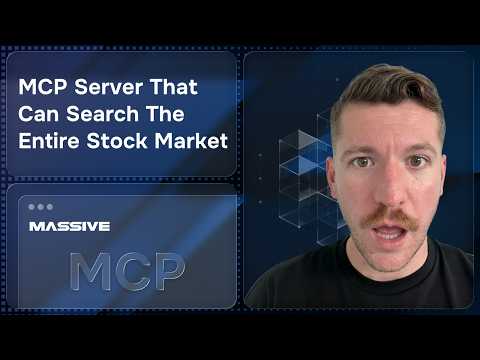 YouTube thumbnail for Query financial markets with the Massive MCP server