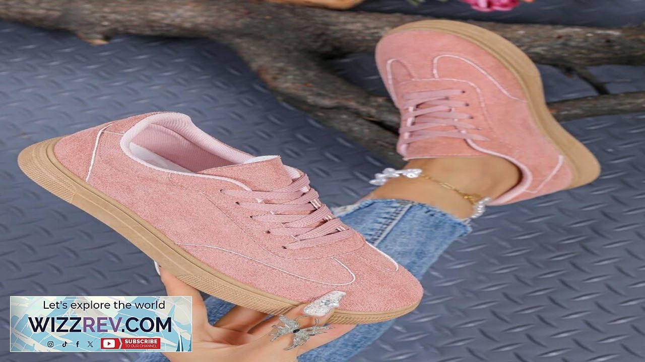 Women's Lace Up Trainers Plus Size Sneakers Modern Fashionable Outdoor Street Campus