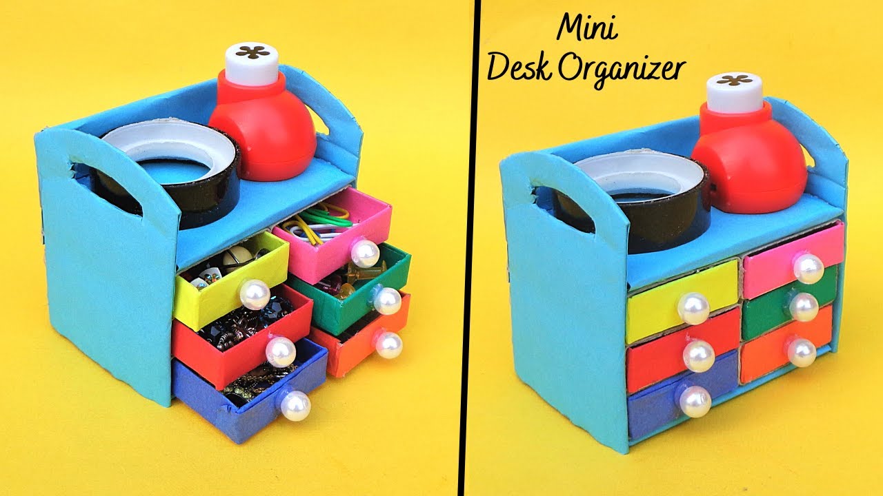 DIY Mini Organizer from Matchbox/ Back to School Ideas/ Matchbox