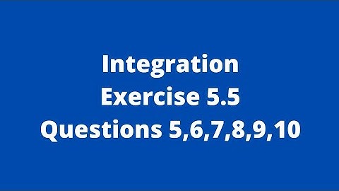Integration -  Maharashtra HSC Board - Class 12 - Commerce - Ex 5.5 (5 to 10)