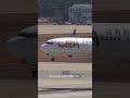 SHANDONG AIRLINES B737-800 landing at Seoul Incheon Airport #shorts #aviation #b737 #plane #seoul
