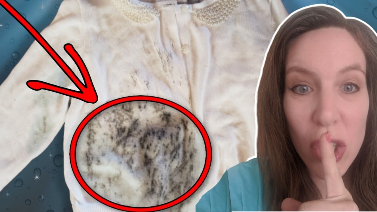 The Secret To Getting Dirt Stains Off A White Sweater! - Youtube