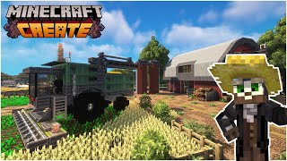 I built a WORKING COMBINE Harvester in Minecraft Create Mod! by Deosil25 2,701 views 10 days ago 23 minutes