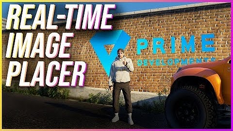 Real-time Image Placer | FIVEM Scripts | PrimeDev | ESX + QBCore + Standalone