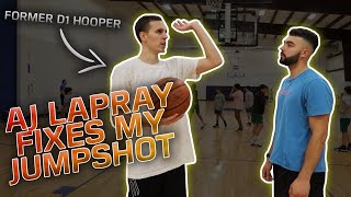 Aj Lapray FIXED MY JUMPSHOT | I Never Knew This Would Work.
