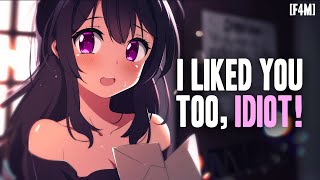 Your Tsundere Childhood Friend Finds Your Love Letter Asmr F4M Confession Friends To Lovers