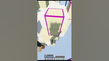 20 block - block extension with shaders #minecraft #shorts