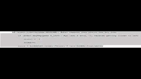 Pygame tutorial-10- Score system