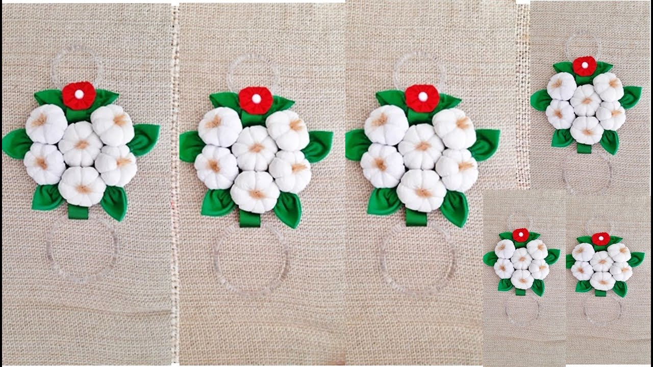 ALHO FEITO COM FUXICO DE SACOLA PLÁSTICA/PORTA PANO DE PRATO