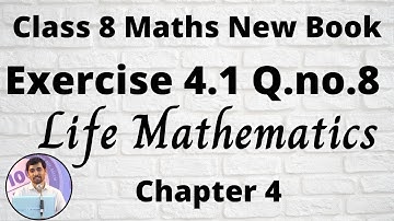 TN Class 8 Maths Life Mathematics Exercise 4.1 Q.no.8 Applications of Percentage in Word Problems