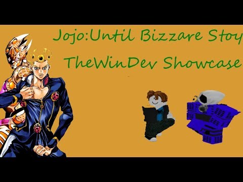 Jojo Until Bizzare Story Thewindev Showcase Youtube - alpha testing jojountil bizarre story roblox