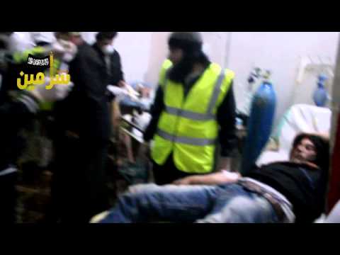 Syria - Barrel Bomb Weaponized With Chemicals Dropped In Sarmin 2