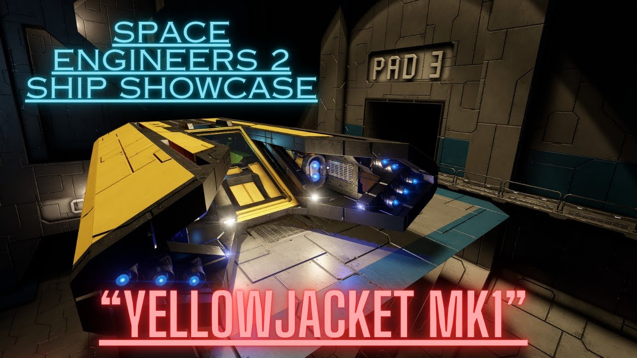 Space Engineers 2 Ship Showcase (Yellowjacket Mk1) - YouTube