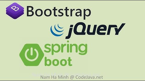 How to use Bootstrap and jQuery in a Spring Boot project