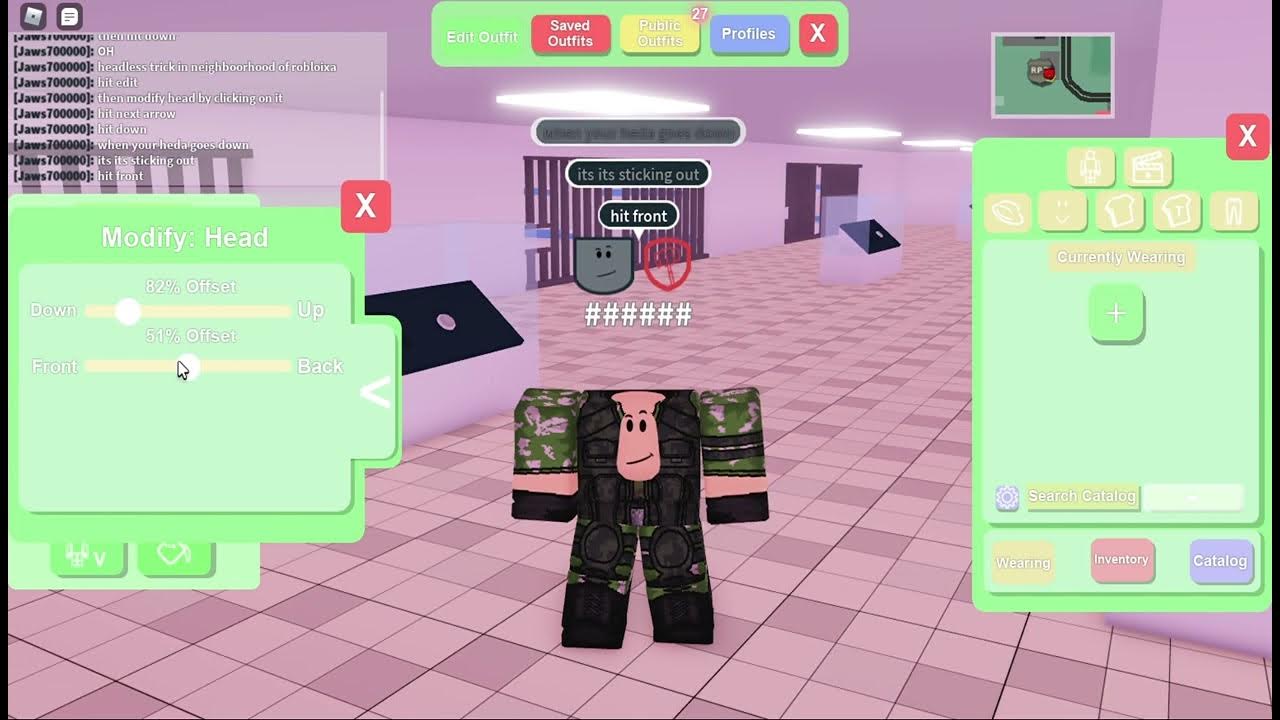 Headless trick in neighborhood of robloxia YouTube