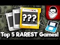 Top 5 RAREST Nintendo 3DS Games! [USA] | Nintendrew