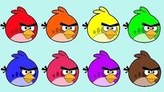 Angry Birds Coloring Pages For Learning Colors - Angry Birds Coloring Book screenshot 1