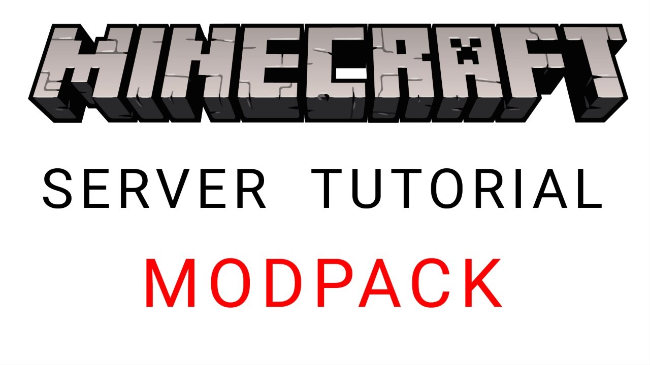 Minecraft Windows server tutorial - Modpack - YouTube