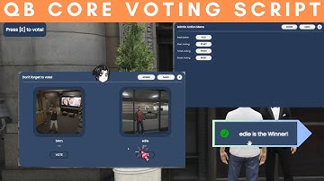 [FREE ] Qb-core Voting Script | How add election script