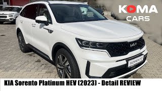 Kia Sorento Platinum HEV (2023) - ภาพรวมโดยละเอียดของรถ อุปกรณ์ มัลติมีเดีย ภายใน/ภายนอก